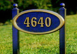 HOUSE NUMBER SIGNS 3 + NUMBERS/LETTERS