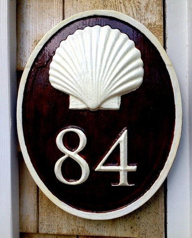 HOUSE NUMBER SIGNS 1-2 NUMBERS/LETTERS WITH MOTIF